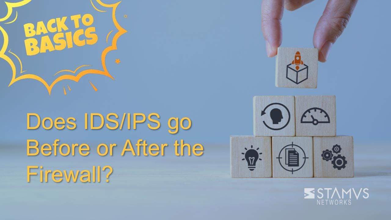 Does IDS/IPS go before or after the firewall?