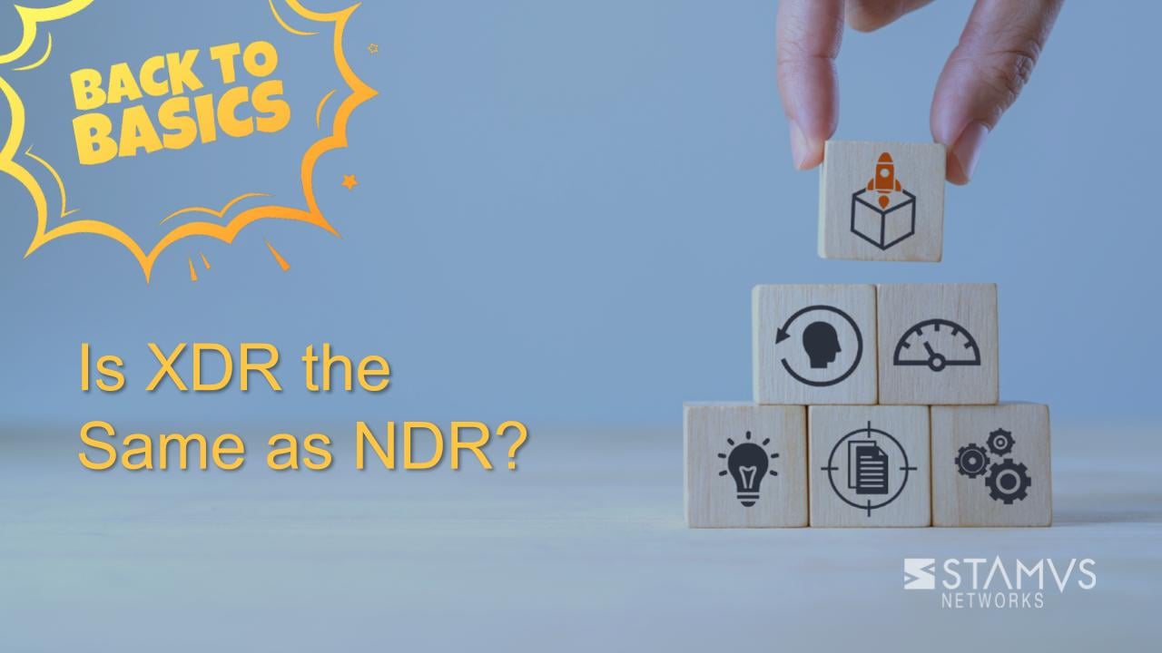 Is XDR the Same as NDR?