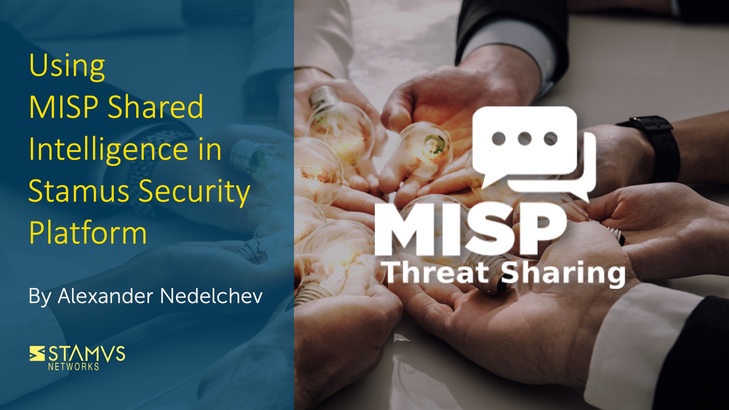 Using MISP Shared Threat Intelligence in Stamus Security Platform