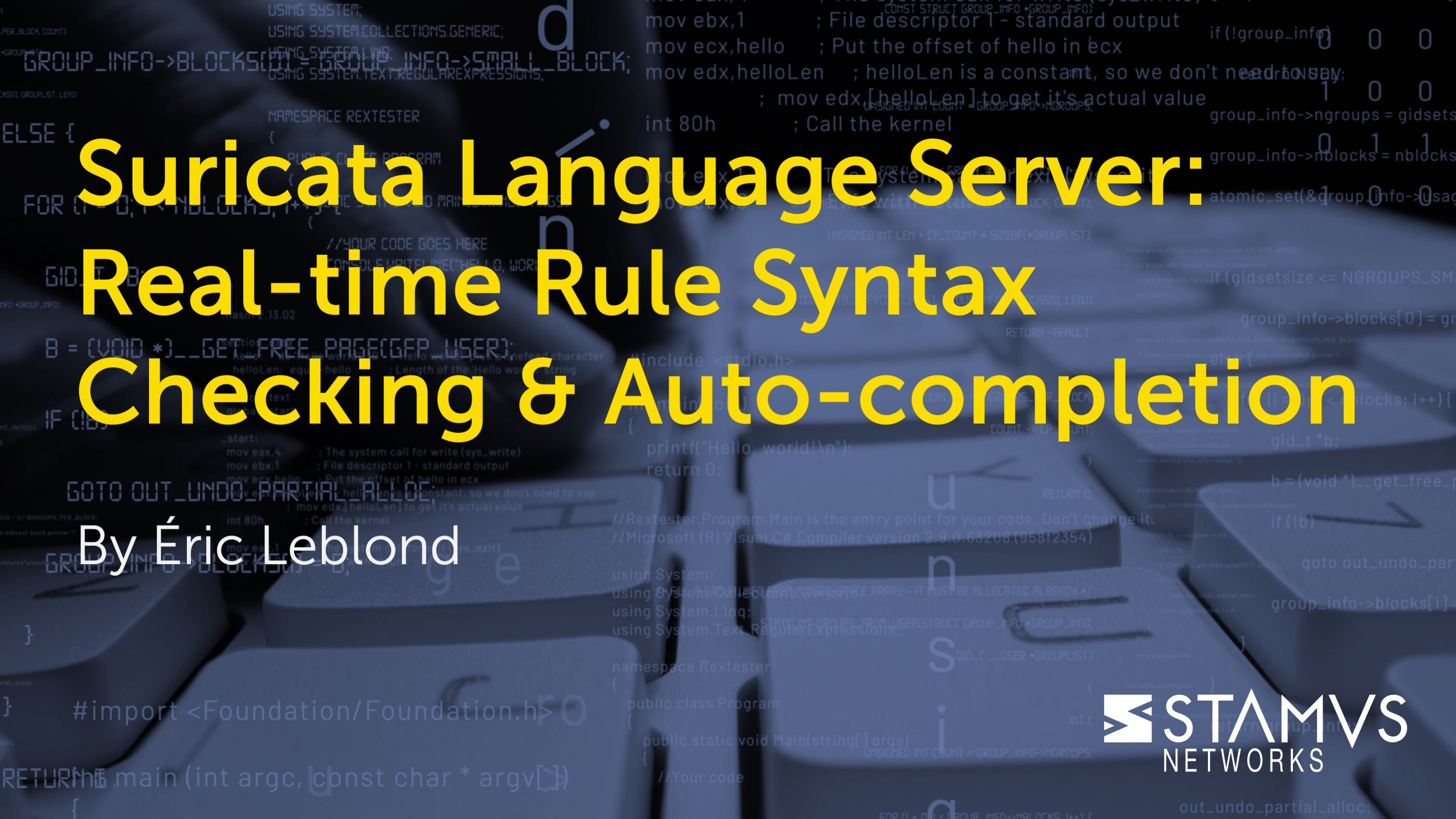 Stamus Blog | Introducing Suricata Language Server: Real-time Rule Syntax Checking and Auto-completion