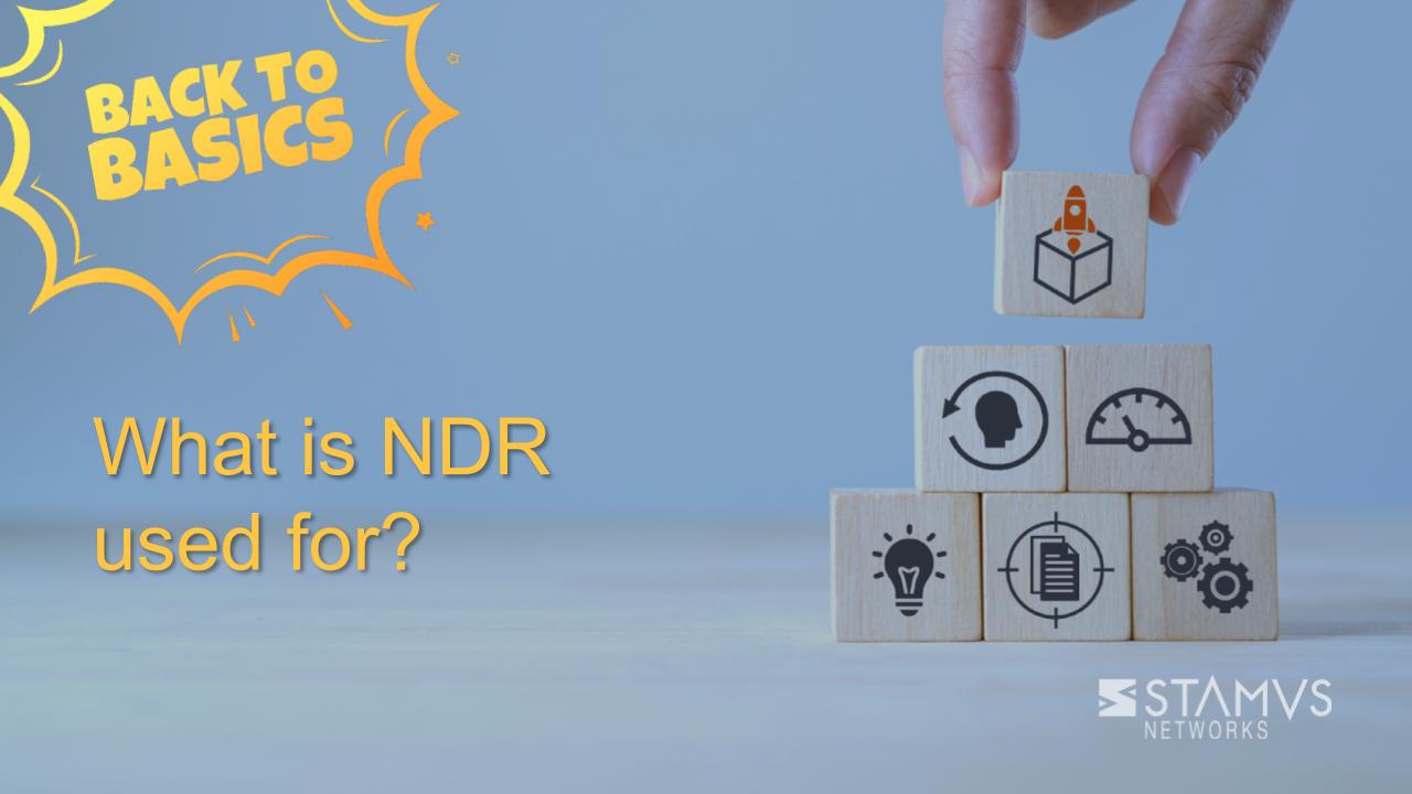 What is NDR Used for?